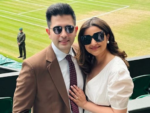 'Aam Aadmi Splurging ₹18 Lakh On Tickets': Raghav Chadha, Parineeti Chopra Trolled By Netizens Over Wimbledon Visit