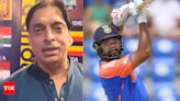 Watch: 'Rohit Sharma ne kya fainti lagayi hai Mitchell Starc ki' - Shoaib Akhtar lauds India captain's knock in win over Australia | Cricket News - Times of India