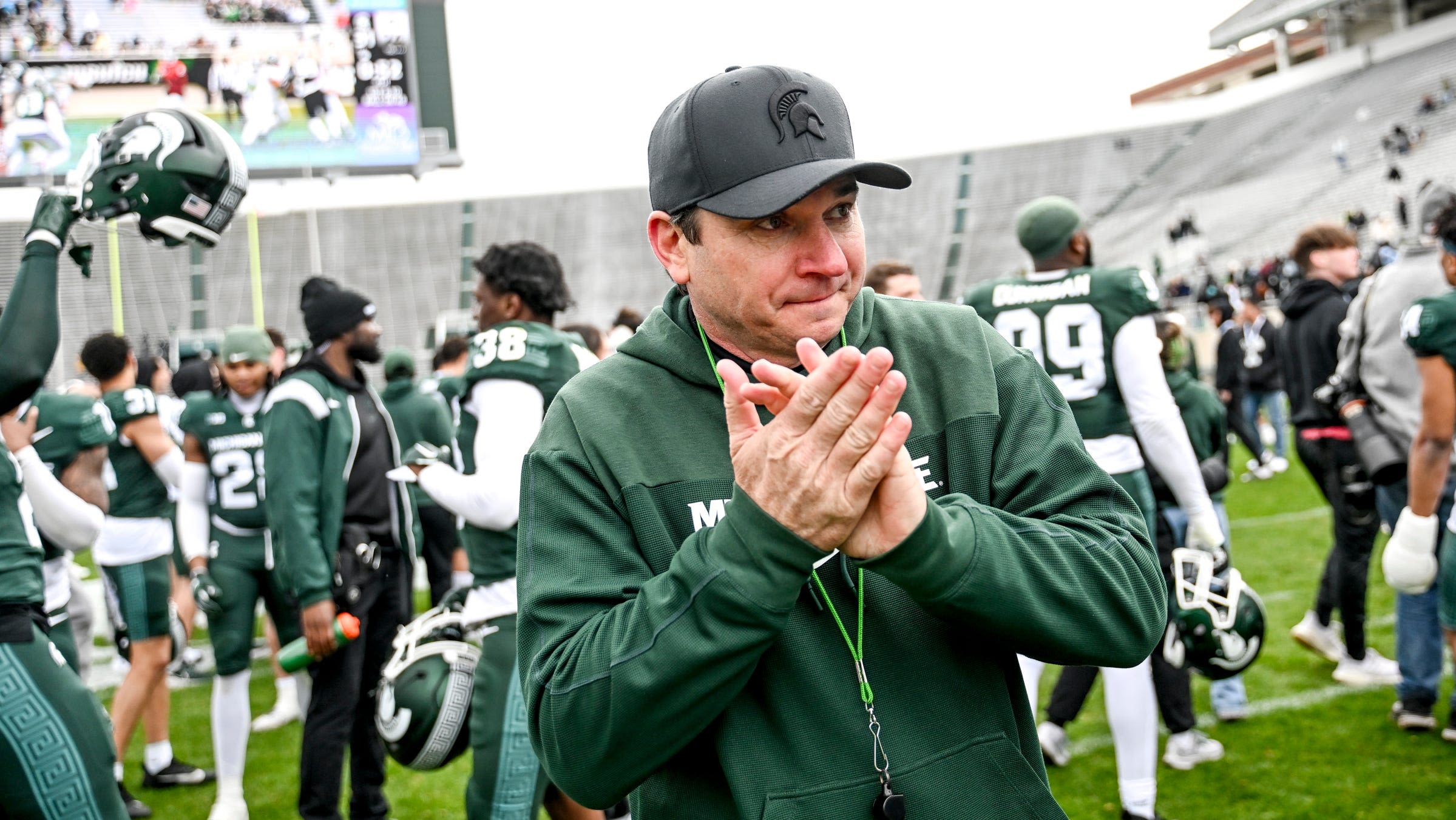 Michigan State football spring game observations: QB Aidan Chiles looks legit in debut