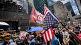 Upside-down American flag reappears as a right-wing protest symbol after Trump's guilty verdict