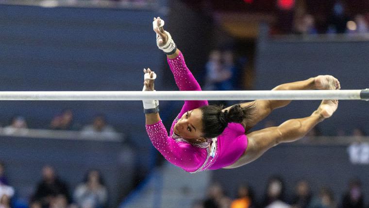 Simone Biles gymnastics schedule: How to watch USA star's events live at 2024 U.S. Gymnastics Championships | Sporting News