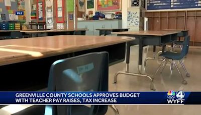 Upstate school board approves new budget with teacher raises, tax increase
