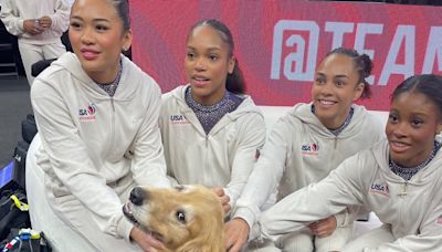 Beacon may need an agent, but you won't see the therapy dog with US gymnasts in Paris