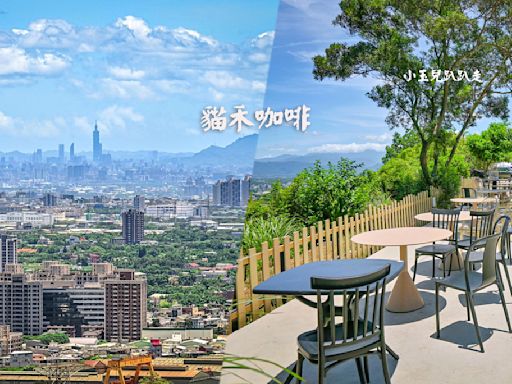 乳姑山景觀餐廳 俯瞰龍潭全景，能見度佳時還能看見101