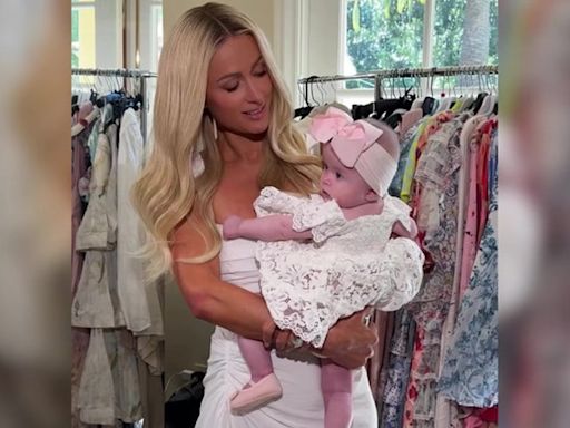 Paris Hilton says she is ‘counting down days’ until she can take baby daughter for spray tan