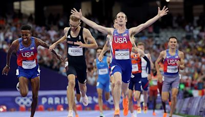 Americans Cole Hocker, Yared Nuguse take home medals in 1500, snapping 112-year Olympic drought