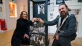 Acorns taken after they were planted by John Lennon and Yoko Ono go on display