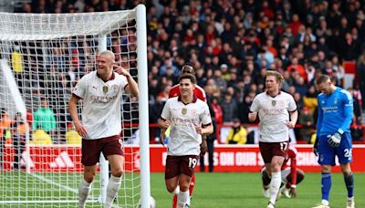 Premier League: Manchester City vence a Nottingham Forest y mantiene la primera opción para un nuevo título - La Tercera