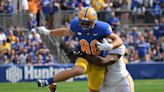 Pitt TE Gavin Bartholomew hurdles Tennessee defender on epic TD catch