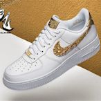 【聰哥運動館】Nike AF1 C羅別注白金色限量空軍一號Air Force 1