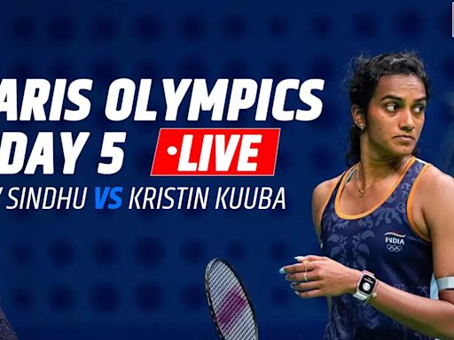 PV Sindhu vs Kristin Kuuba Live Score: India Star Eyes Win In Paris Olympics 2024