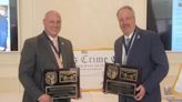 Arteta and Hoovler presented awards by Detectives Crime Clinic - Mid Hudson News