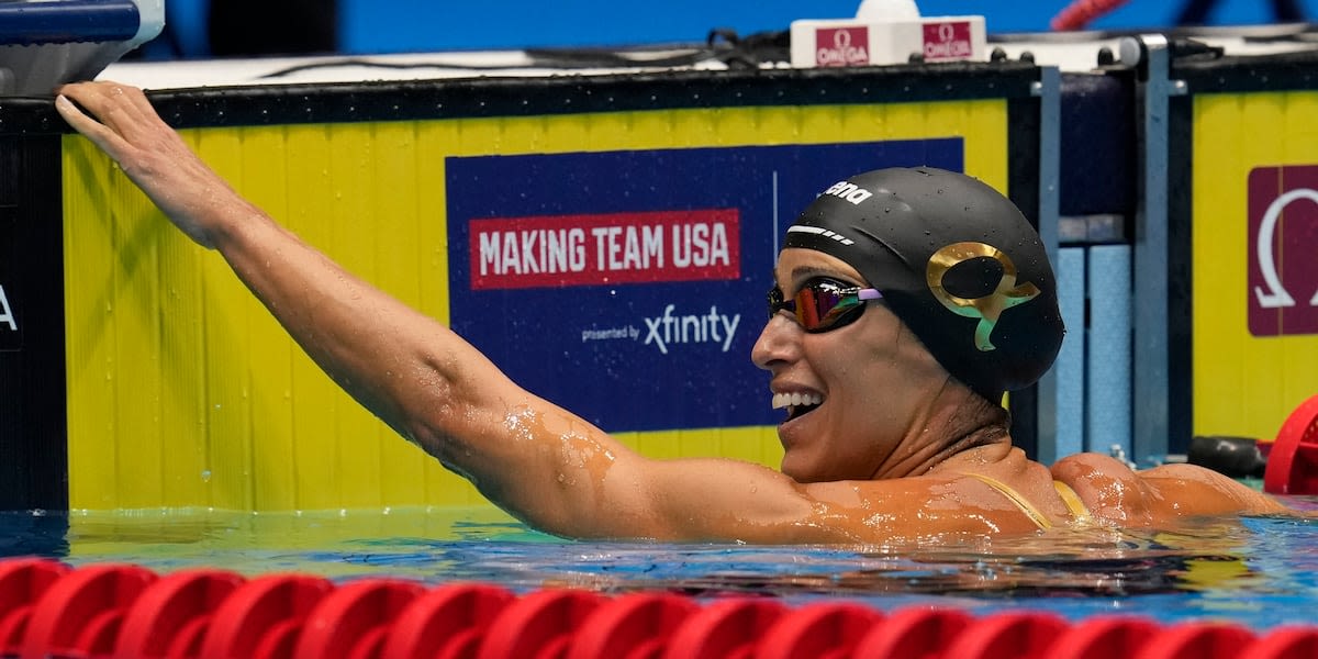 Gabrielle Rose proves age is just a number as she competes in US swim trials at 46