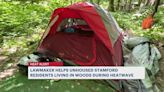 How a CT lawmaker is helping an unhoused community living in woods in Stamford during heat wave