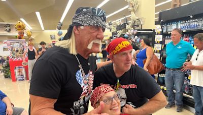 Hulk Hogan draws a crowd in New Lenox as he hawks his beer brand