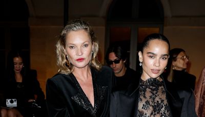 Zoë Kravitz and Kate Moss Teach a Lesson In Sheer Dressing