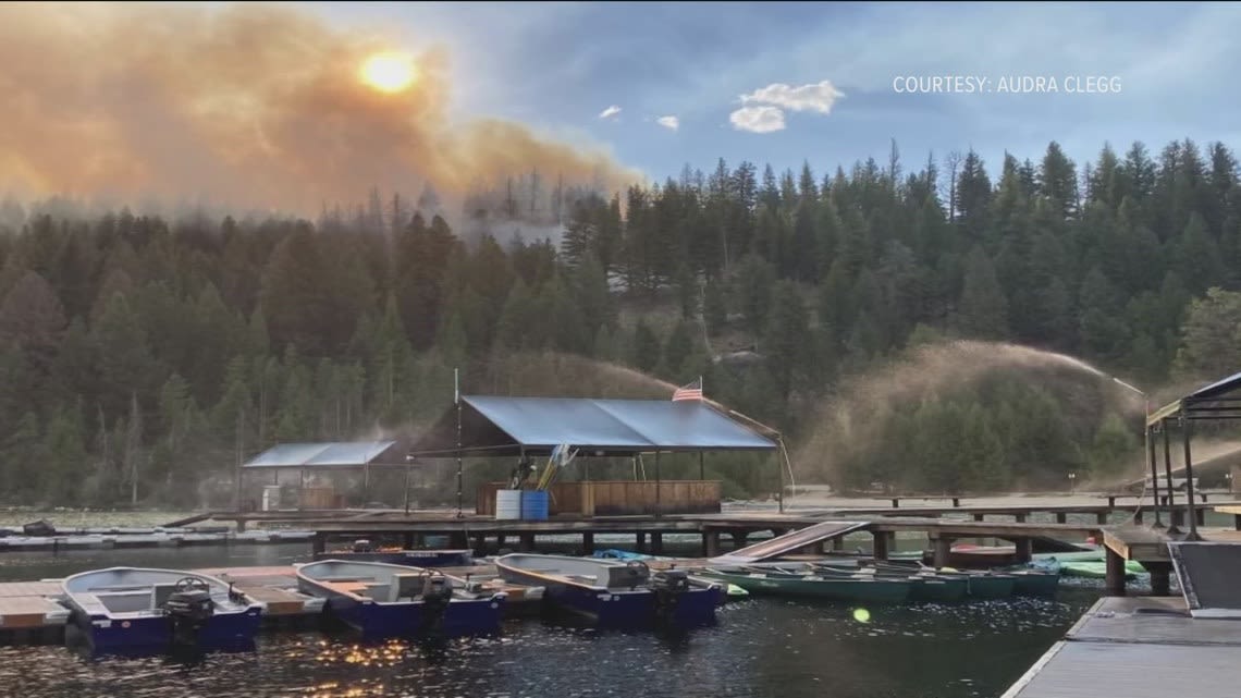 Redfish Lake Lodge owners staying resilient as wildfire flames endanger popular destination