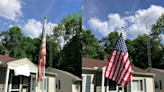 Local residents replace veterans' damaged American flags ahead of Memorial Day