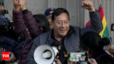Bolivia's president lambasts accusations of a self-coup as 'lies' as his supporters rally - Times of India