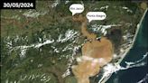 Com poucas nuvens, imagens de satélite revelam Lagoa dos Patos tomada por mancha de sedimentos