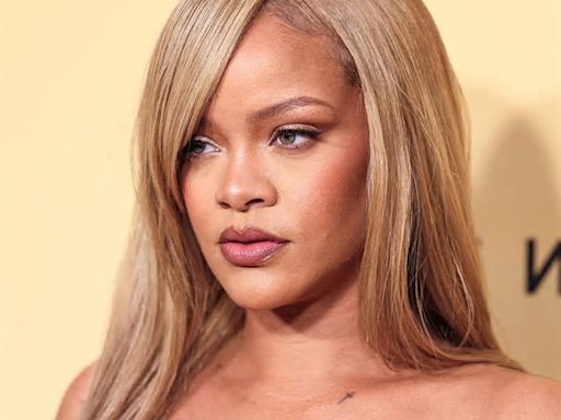 Rihanna Matches Her Yellow Midi Dress To Her Blonde Hair At A Fenty Event As She Teases Her Met Gala Look For This Year