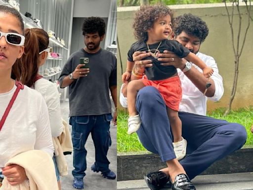 PHOTOS: Nayanthara's husband Vignesh Shivan gives peek into happy family moments ft wifey and adorable twins Uyir and Ulag