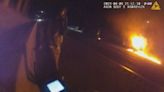 Salisbury officer rescues driver from burning tractor-trailer