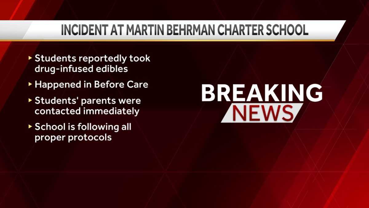 Martin Behrman Charter School investigating students consuming drug-infused edibles