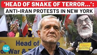 Anti-Iran Protests Rock New York During UNGA Meet; ‘Khamenei Regime Must Be Brought Down…:’