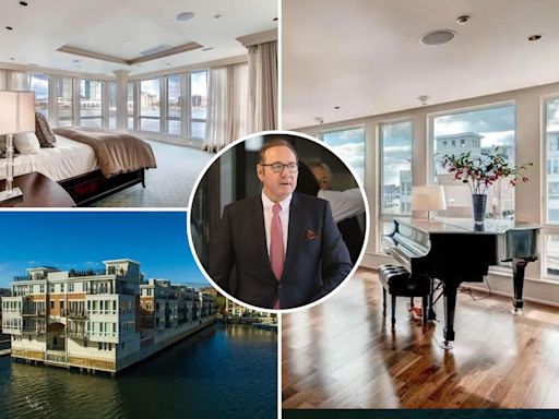 Kevin Spacey’s five-story waterfront Baltimore residence is auctioned off for $3.24M