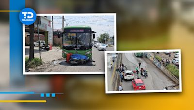 Motociclistas muertos en Tlaquepaque: transporte público implicado