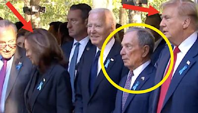 Donald Trump And Kamala Harris' Interaction At The 9/11 Memorial Is Going Viral