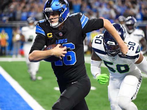 Lions erupt behind perfect game from Jared Goff, hand Seahawks their first loss in offensive showcase