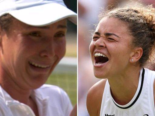 Donna Vekic bursts into tears after 'insane' Hawk-Eye call in Wimbledon semi