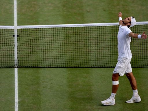 Wimbledon: Musetti se quedó con otra batalla para estrenarse en semifinales de Grand Slam