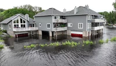 St. Croix River flooding impacting homes and businesses in Minnesota, Wisconsin