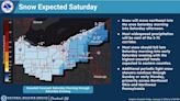 Snow expected across northern Ohio on Saturday. Here's how much Akron is supposed to get