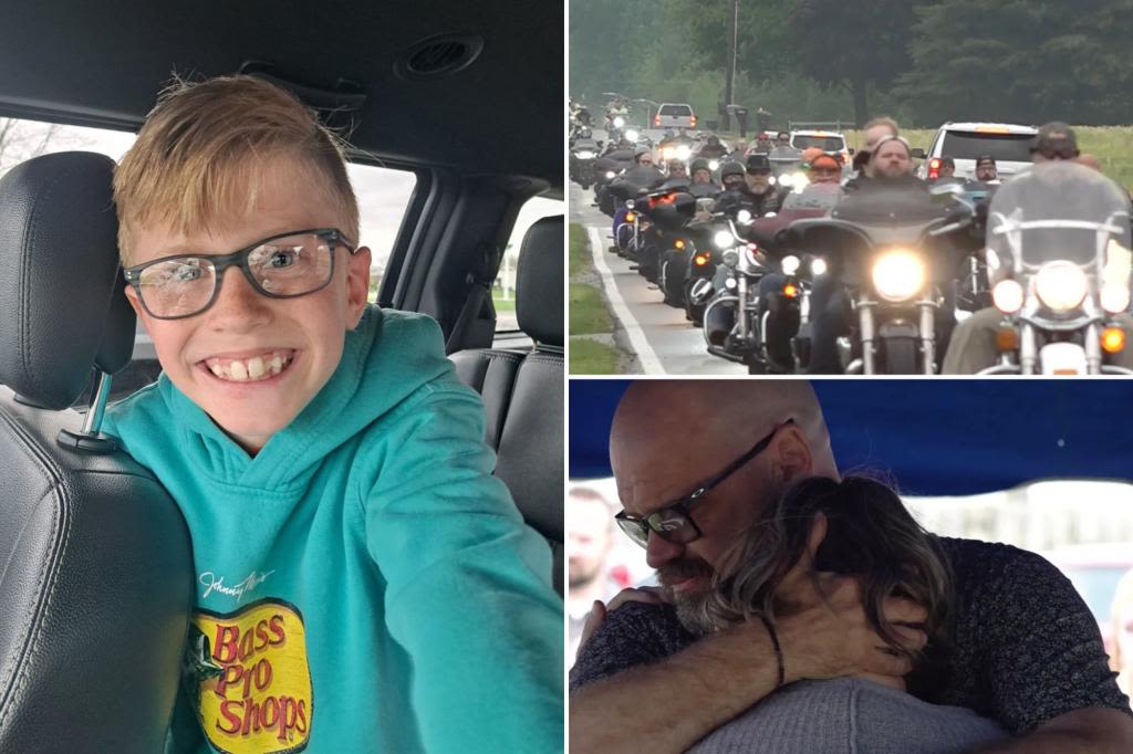 Hundreds turn out for funeral of Indiana boy, 10, who killed himself ‘after horrific bullying’