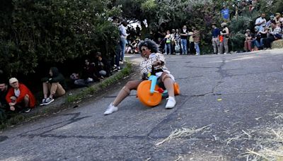 Bring your own big wheel and let the good times roll down San Francisco's "crookedest" street