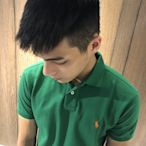 美國百分百【全新真品】Ralph Lauren Polo衫 RL 短袖 上衣 素面 小馬 網眼 草綠 S號 B001