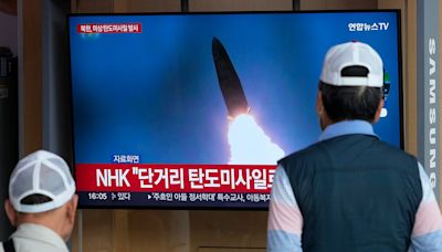 North Korea test-fires suspected missiles after US and South Korea conduct fighter jet drill