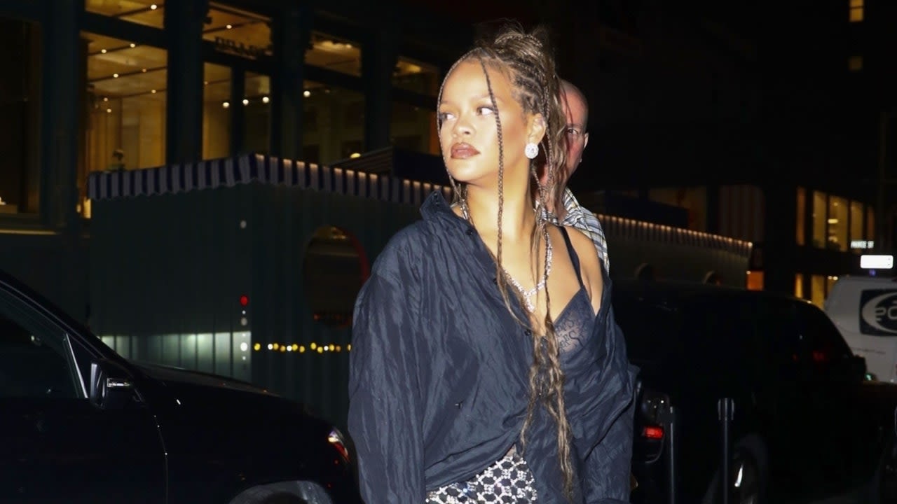 Rihanna Takes the Baggy Jean Trend to a New Level