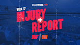 Bills at Bengals: Thursday injury reports
