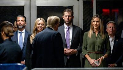 Trump’s family members have visited court during the hush money trial. Notably missing: Melania and Ivanka Trump