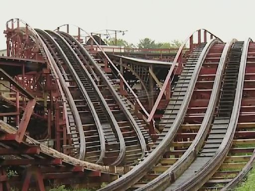 Kennywood closes the Racer for one day after viral photo shows concrete blocks holding up coaster