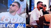 Travis Kelce enjoys night out with friends after getting booed at Dallas Mavericks game