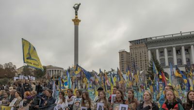 Russian strike kills six as Ukraine marks Defenders Day