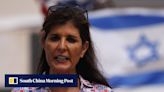 Nikki Haley writes ‘finish them’ on an Israeli shell