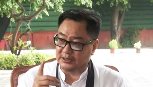 Oppn only abusing PM, not willing to discuss Union Budget: Kiren Rijiju - The Shillong Times