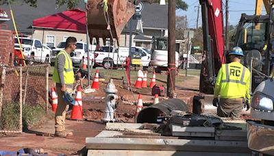 Massive water main break affects homes, schools in SE Atlanta